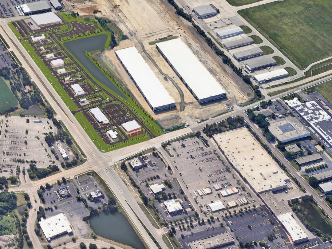 The Shops at Pheasant Run Aerial